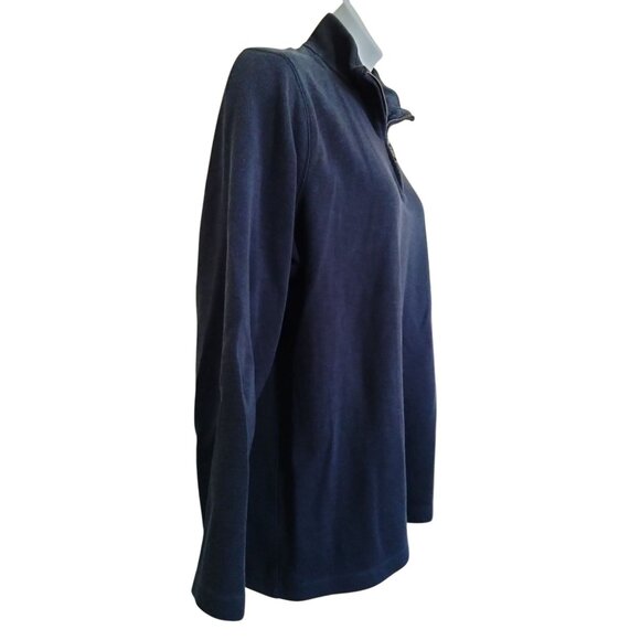 Apt. 9 Size XXL Sweatshirt Mens 1/4 Zip Pullover Long Sleeve Navy Blue Casual - Picture 3 of 9